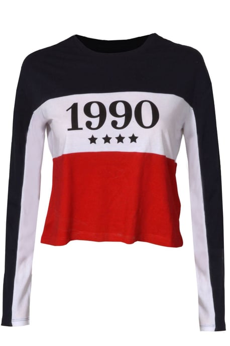 Long Sleeve Crop Top