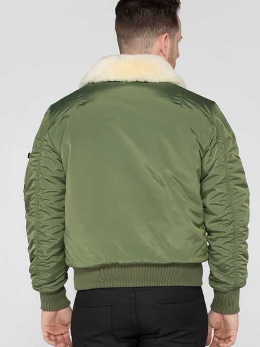 Alpha Industries Heren Injector III Vliegtuigjack in Saliegroen - Image 3