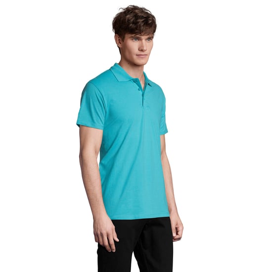 SOLS Heren Lente II Poloshirt (Atol blauw) - Image 3