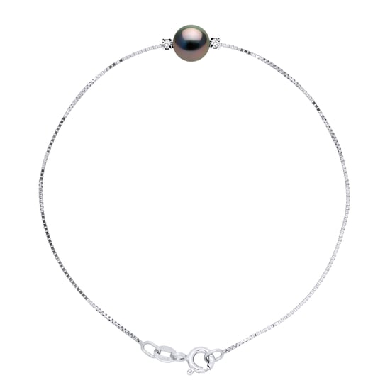 DIADEMA - Bracelet in Silver - Tahiti Pearl and Diamonds