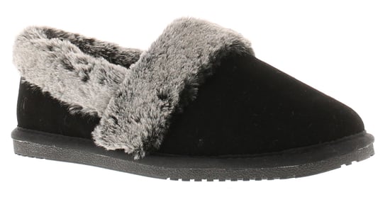 Hush Puppies Ariel Suède Dames Zwarte Pantoffels - Image 1