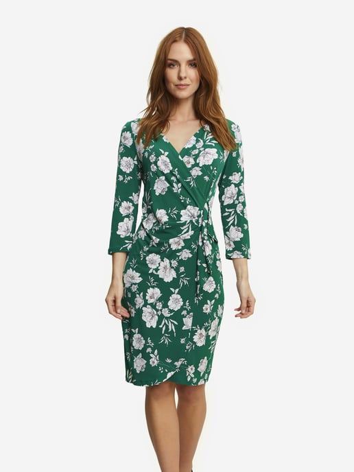 Robbie Printed Jersey Dress