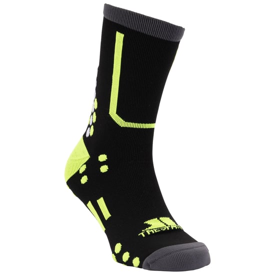 Trespass Unisex Dash Fietssokken voor volwassenen (Zwart) - Image 1