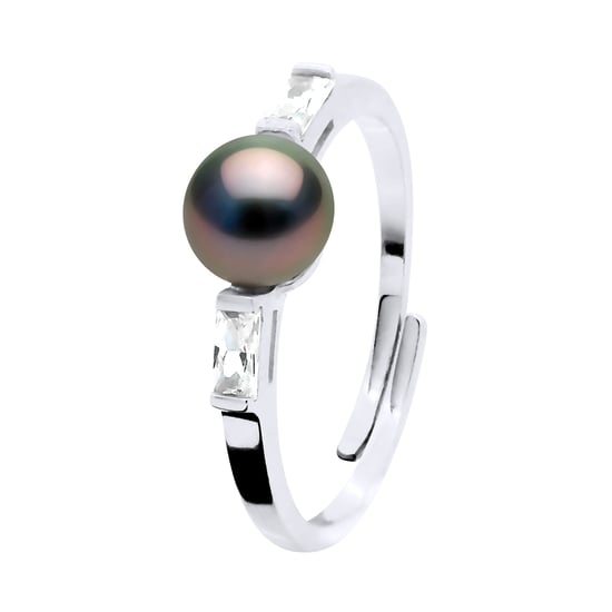 Ring Jewelry - Real Cultured Tahiti Pearl Round 8-9 mm