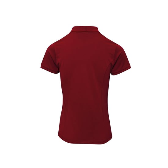 Premier Dames/Dames Coolchecker Plus Poloshirt (Bourgondië) - Image 2