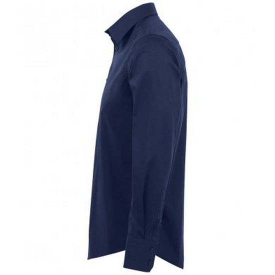 SOLS Heren Brighton Lange Mouw Gepast Werkoverhemd (Donkerblauw) - Image 3