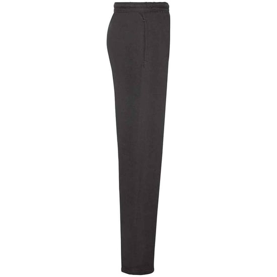 Fruit of the Loom Heren joggingbroek met open zoom (Zwart) - Image 2