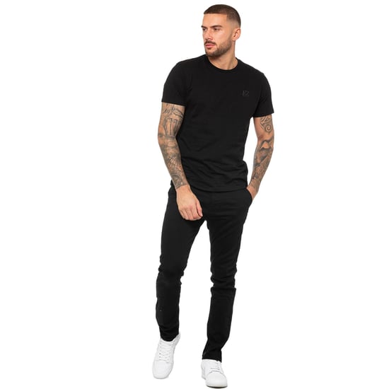 Enzo | Heren T-shirt met ronde hals - Zwart - Image 5