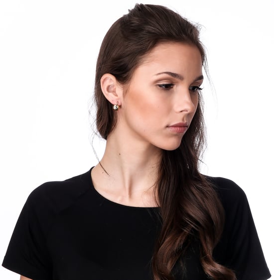 Orphelia 'Linn' Women's 925 Sterling Silver Drop Earrings - Gold ZO-7130/G
