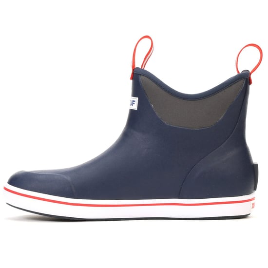Xtratuf Enkellaars Rubber Navy/Rode Wellington Laarzen - Image 5