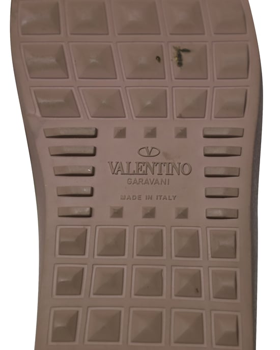 Valentino Garavani Open for a Change Sneakers in Old Rose Calfskin Leather - Image 6