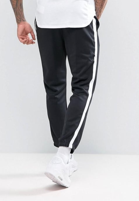 Nike Heren Tribute trainingspak met capuchon in zwart - Image 5
