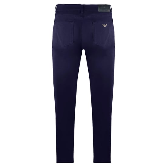 Emporio Armani Slim Fit Heren Navy Chino Broek - Image 2