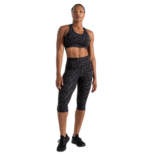 Dare 2B Dames/Dames Influential Dash Print 3/4 Legging (Zwart) - Image 4