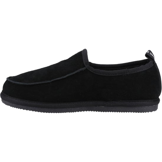 Hush Puppies Charles Suède Herenpantoffels Zwart - Image 4