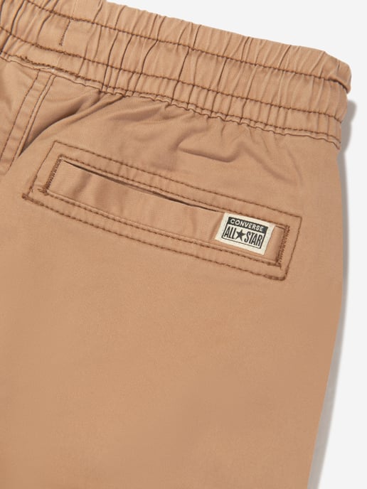 Converse Jongens Lifestyle Woven Cargo Joggers in Bruin - Image 4