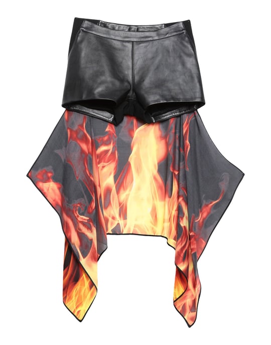 Gareth Pugh Woman Shorts & Bermuda Shorts Lambskin
