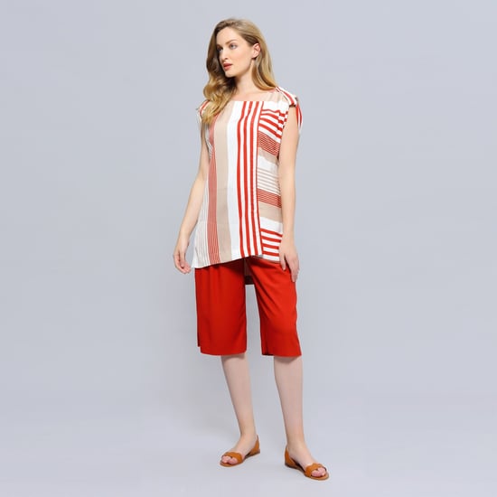Long Stripe Print Game Top - Image 2