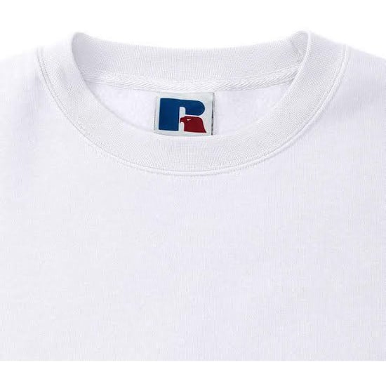 Russell Heren Authentieke Sweatshirt (Slimmer Cut) (Wit) - Image 3