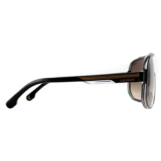 Carrera Rectangle Mens Black Gold Brown Gradient 1058/S