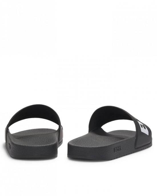 BOSS Orange Aryeh Heren Italiaanse Slippers Met Groot Logo Detail - Image 3