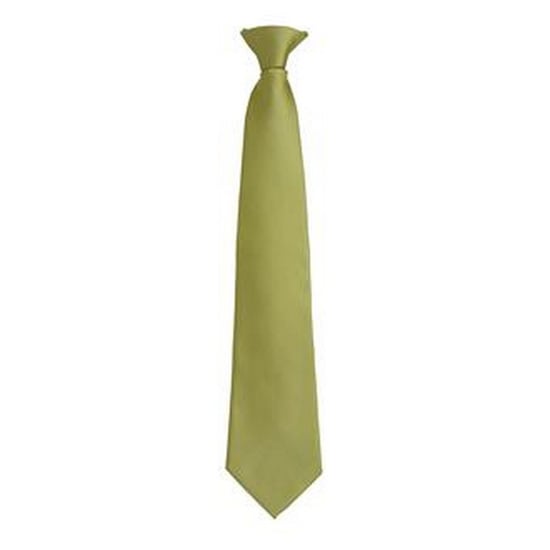 Premier Herenmode "Kleuren" Work Clip On Tie (Gras) - Image 1