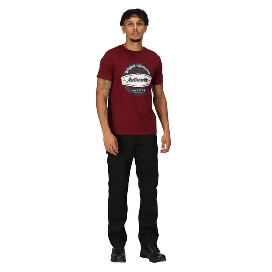 Regatta Mens Original Cotton T-Shirt (Burgundy)