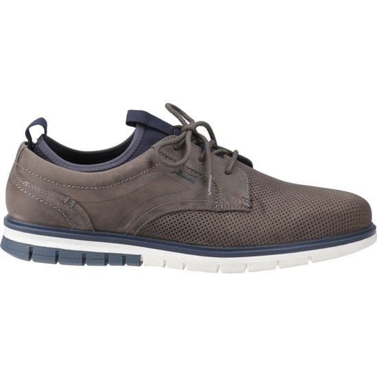 Pod Murphy Leer Heren Grijs Veterschoenen - Image 5