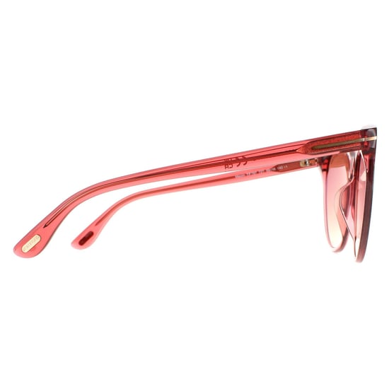 Tom Ford Round Womens Shiny Transparent Antique Pink Pink Gradient  Maxim FT0787