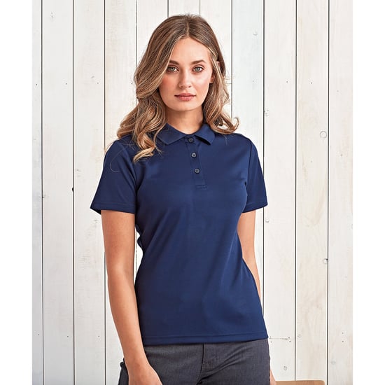 Premier Dames/Dames Duurzaam Poloshirt (Franse marine) - Image 2