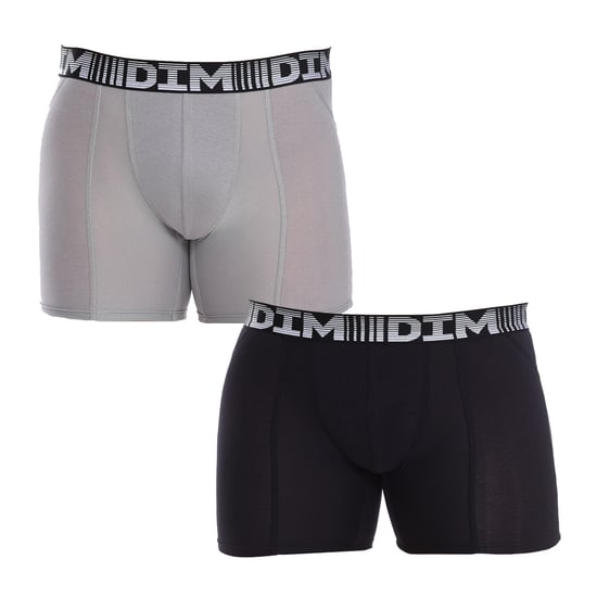 Pack-2 Men's 3D Flex Air Cotton Long Boxers D01N2