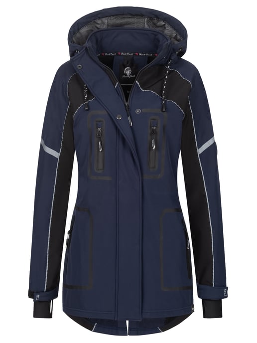 Rock Creek Softshelljacke Navy