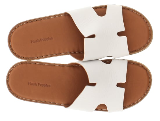Hush Puppies Dames Sandalen Lage Wedge Eloise Leer Instap Wit - Image 6