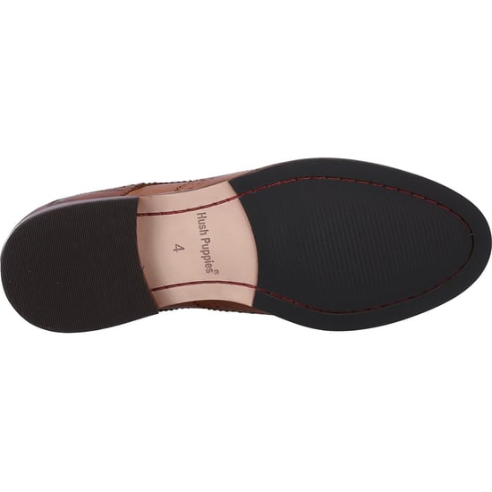 Hush Puppies Natalia Leren Damesschoenen Tan Brogues - Image 3