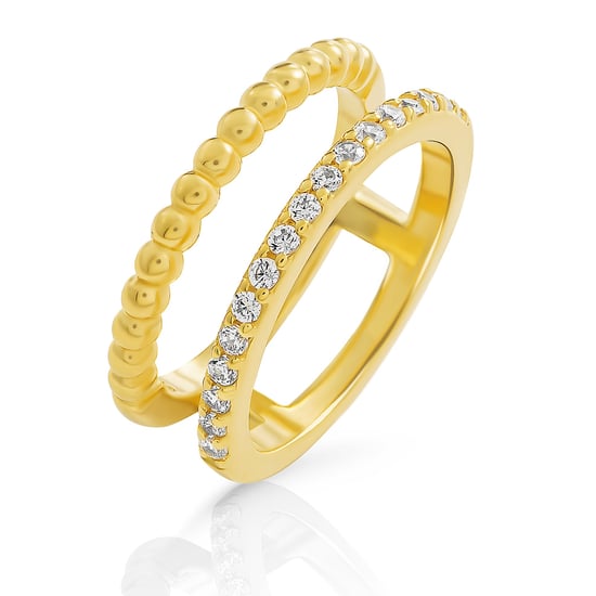 Orphelia 'Chic' Dames 925 Sterling Zilveren Ring - Goud ZR-7537/G - Image 1