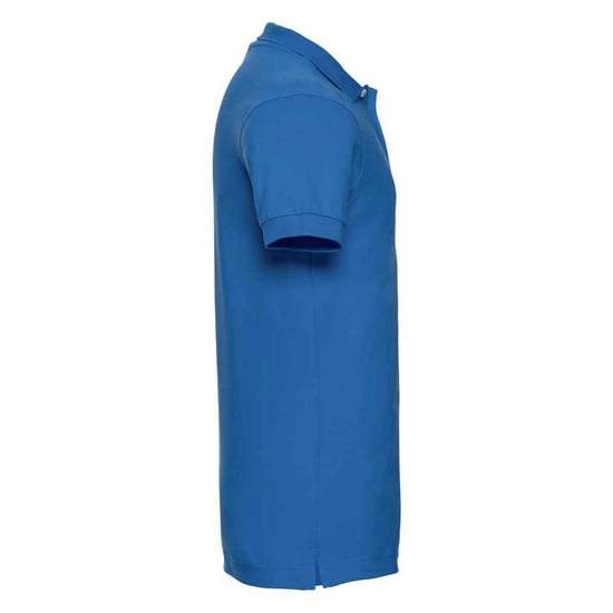 Russell Heren Piqué Stretch Poloshirt (Azuurblauw) - Image 3
