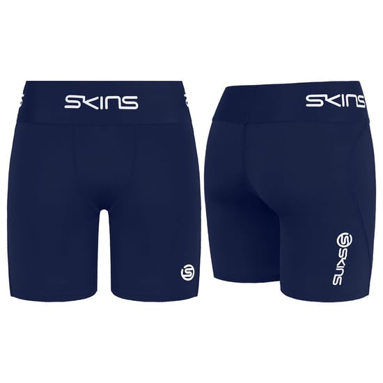 Skins Series-1 Stretch Navy Blue Mens Training Half Tights Shorts SO00100029010