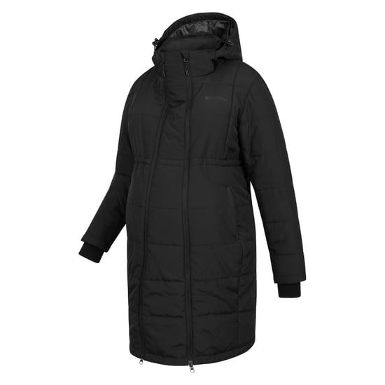 Mountain Warehouse Dames/Dames Amethist Lange Gevoerde Zwangerschapsjas (Zwart) - Image 3