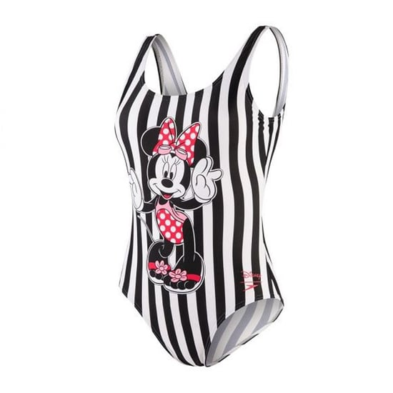 Speedo Zwart/Wit Minnie Mouse Dames Plaatsing U Rug Zwemkleding - Image 1