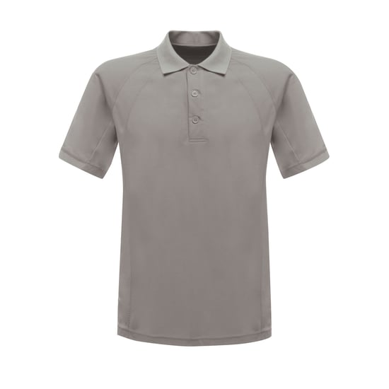 Regatta Professional Mens Coolweave Short Sleeve Polo Shirt (Silver Grey)