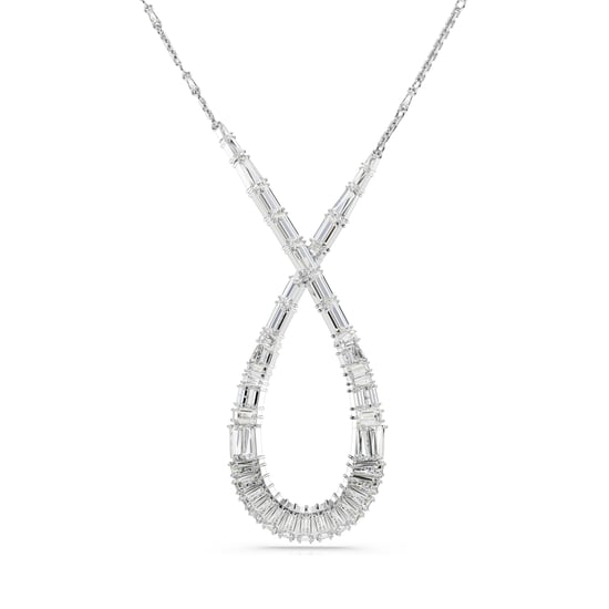 Swarovski 'Hyperbola' Dames Basis Metalen Ketting - Zilver 5679438 - Image 1