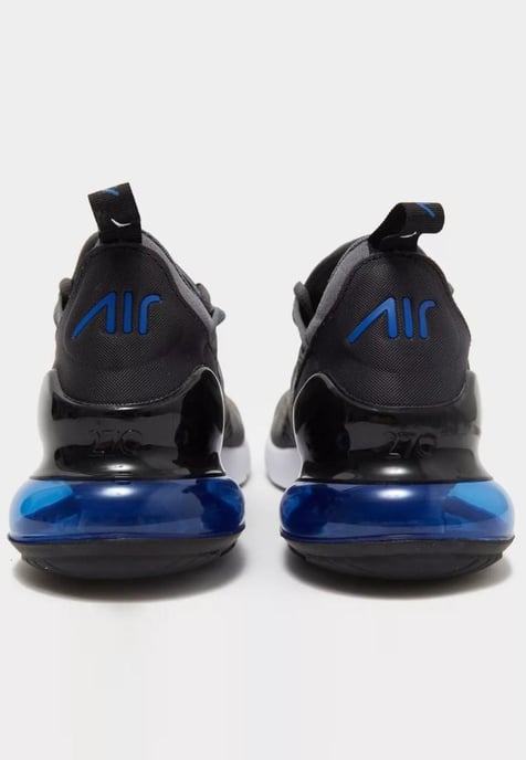 Nike Air Max 270 Trainers, Iron Grey / Game Royal Black