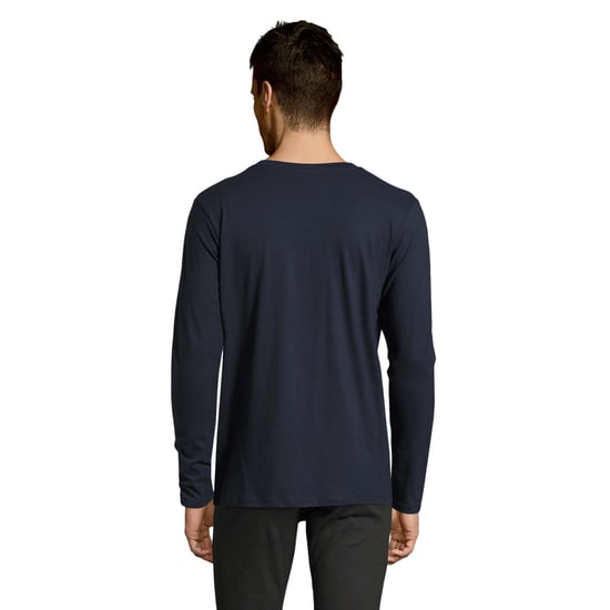 SOLS Heren Imperial Katoenen T-shirt met lange mouwen (Franse marine) - Image 2