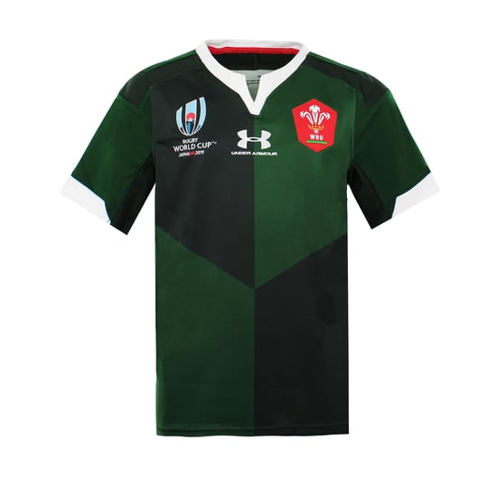 Under Armour Rugby World Cup Fitted Short Sleeve Green Kids T-Shirt 1341641 305