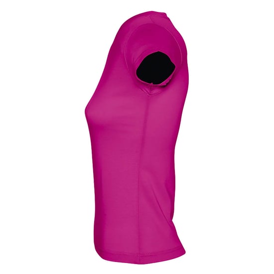 SOLS Dames/dames Maan V Hals T-Shirt met korte mouwen (Fuchsia) - Image 3