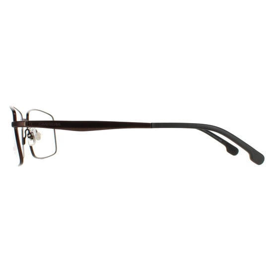 Carrera Rectangle Mens Brown Glasses
