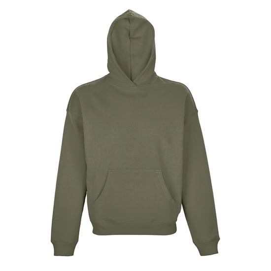 SOLS Unisex Adult Connor Organic Oversized Hoodie (Khaki) - Image 1