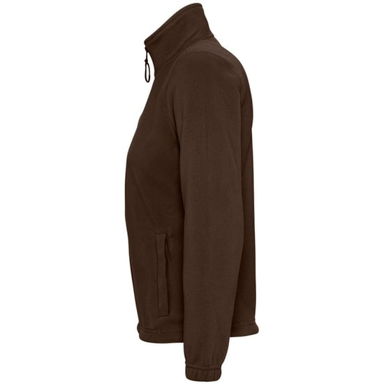 SOLS Dames/dames North Full Zip Fleece Jacket (Donkere chocolade) - Image 3