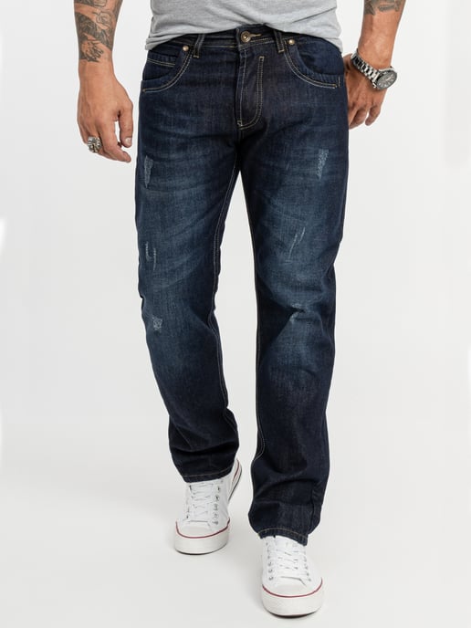 Rock Creek Jeans Straight Leg Blau - Image 1