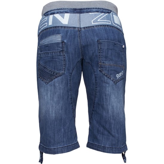 Heren Elastische Denim Shorts| Enzo Designer Menswear - Image 3